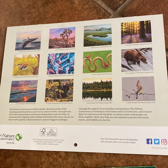 2023 Nature / Outdoor / Wildlife assorted calendars - Picture 2 of 4